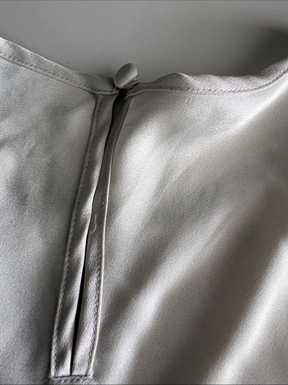 Express shimmer silver Short Sleeve Crewneck Top - Picture 5 of 7